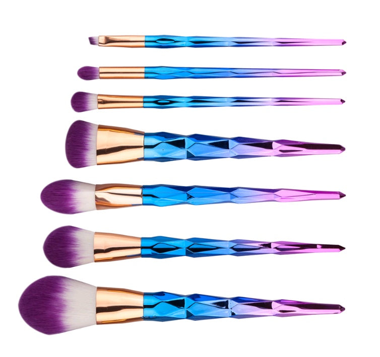 Diamond makeup brush foundation brush