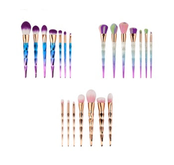 Diamond makeup brush foundation brush