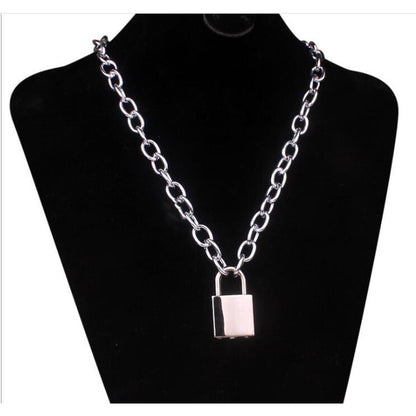 Men And Women Fashion Accessories Chain Padlock