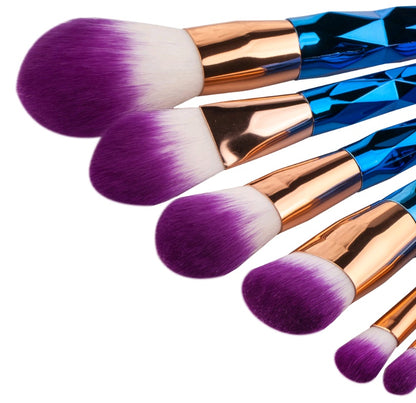 Diamond makeup brush foundation brush