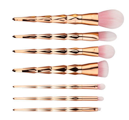 Diamond makeup brush foundation brush