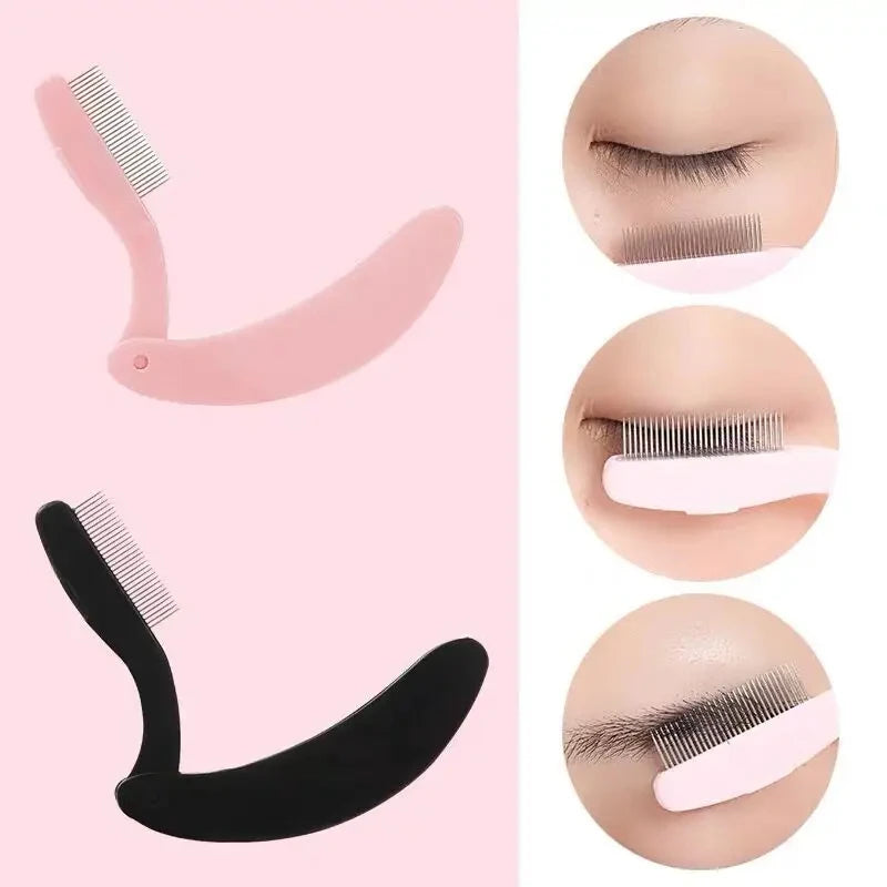 Eyelash Curler Comb Portable Lash Separator