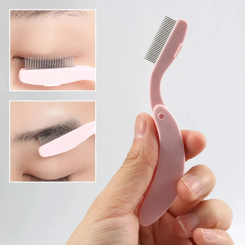 Eyelash Curler Comb Portable Lash Separator