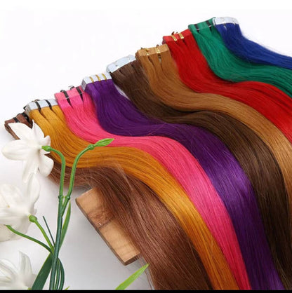 Tape in hair extensions