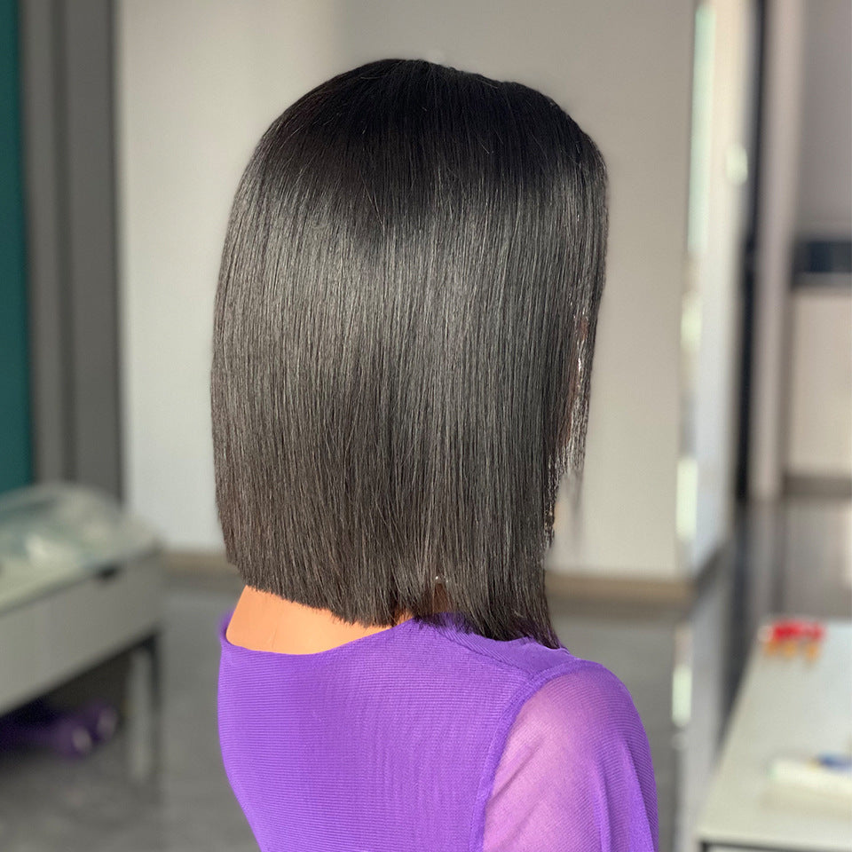 Bone Straight Bob Human Hair Wigs